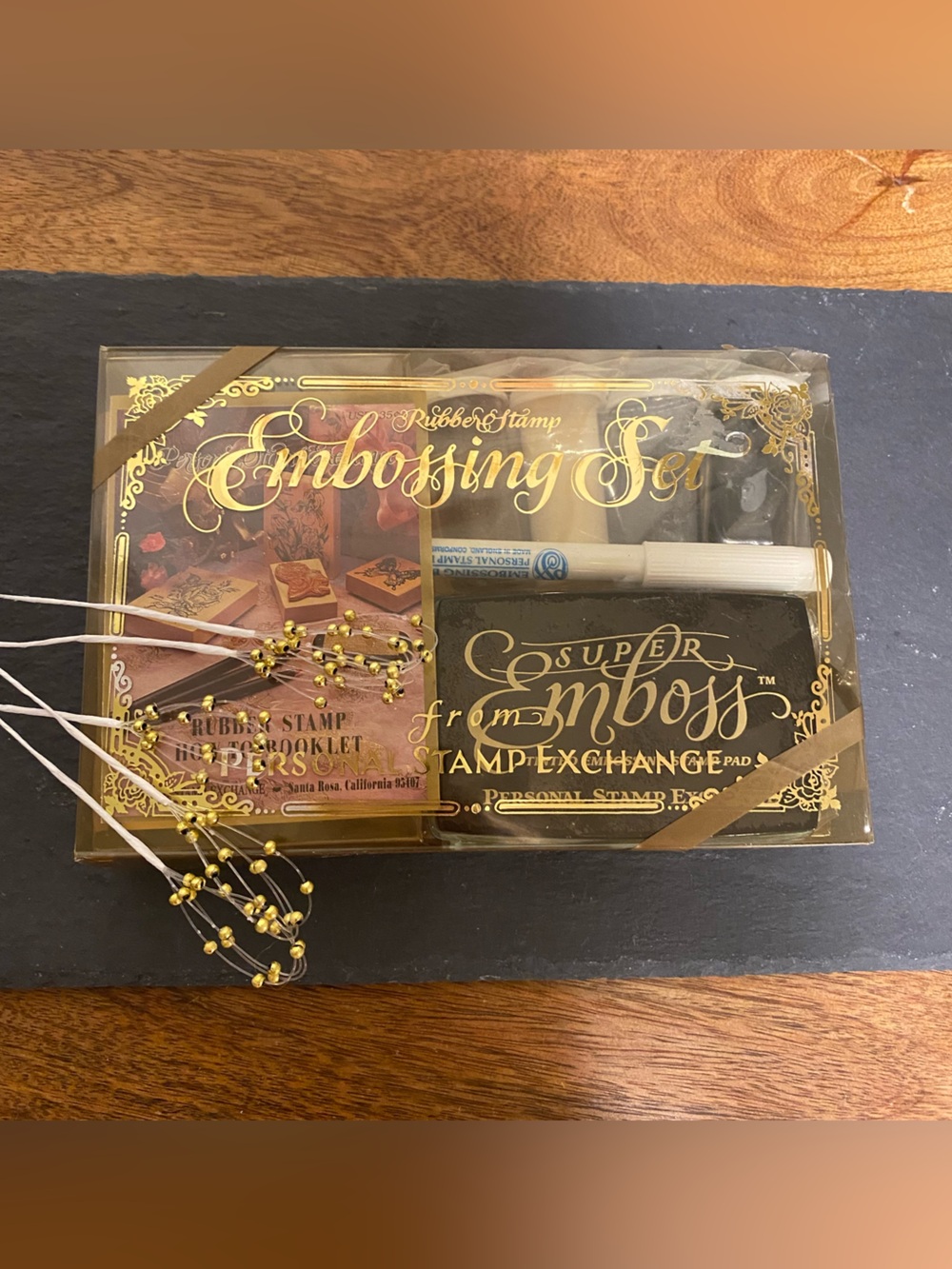Embossing Set - Gold & Black